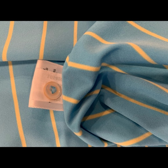 Peter Millar Striped Polo Shirt size L polyester spandex - Picture 4 of 6